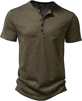 L'Appartement 【GOOD GRIEF!】HENLEY SHORT Henley Short Sleeve | Grey – Anovair