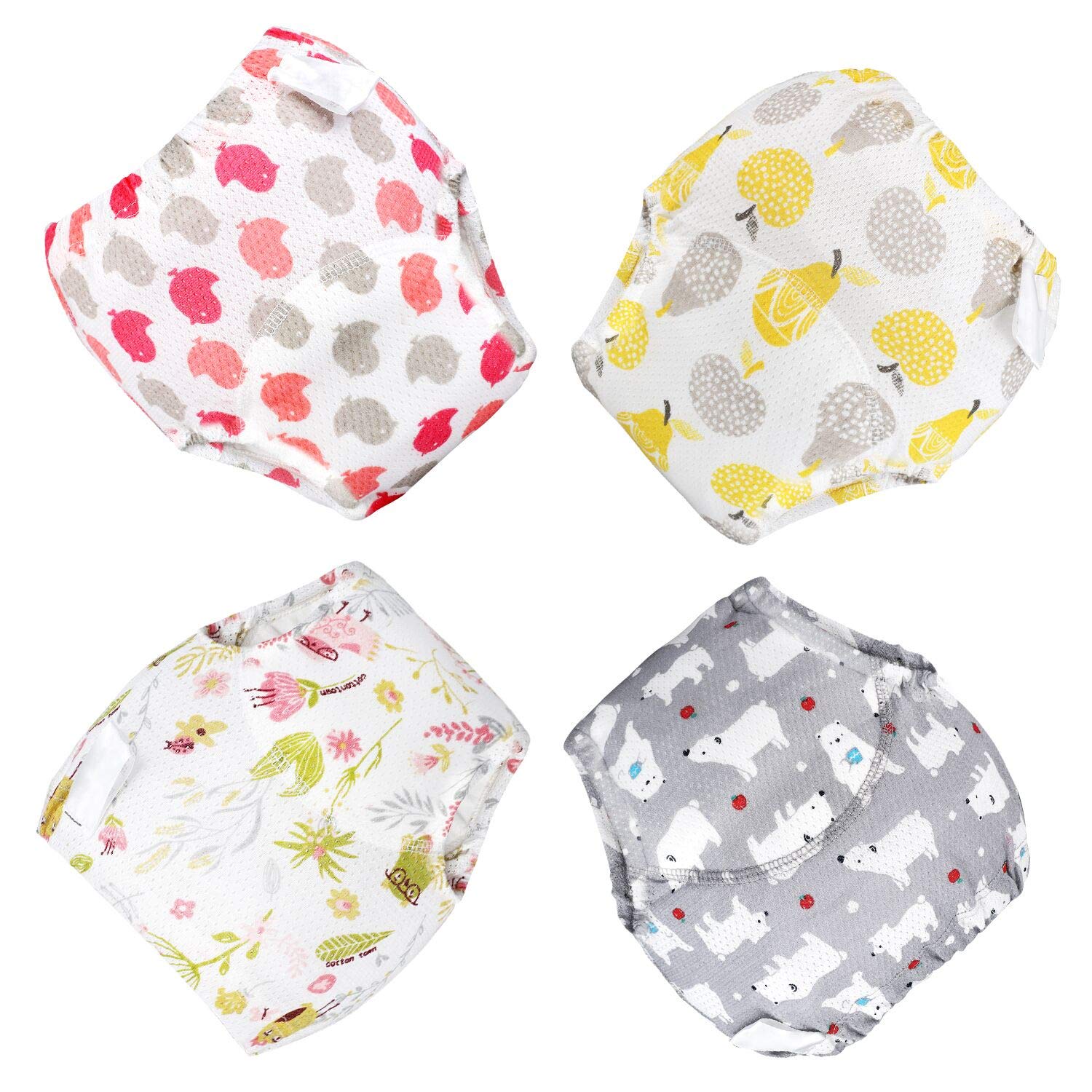 AolsteCellPotty Training Pants, Boys Training Pants, Potty Training Underwear, 4 Packs