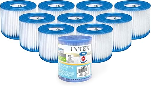 Intex Cartucho de filtro de repuesto tipo H Easy Set para piscinas (paquete de 10)