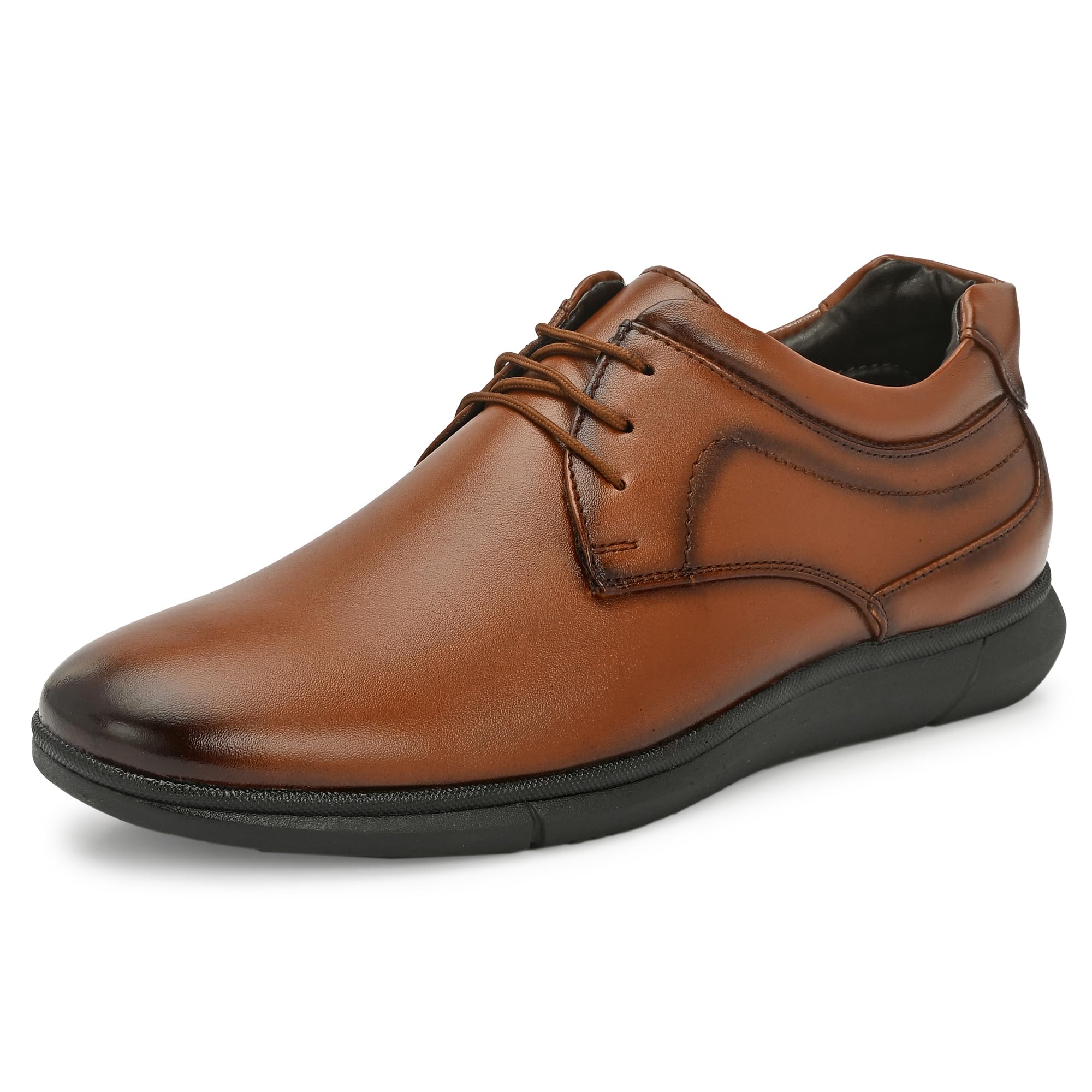 Men's Formal Shoe| |Classic Lace Up|Office Dress Shoes | Wedding Party Casual Travel |Trendy & Classic Design |Durable TPR Sole |Lightweight Cushioned Sole |Comfortable Outdoor Wear(8120)-image-39