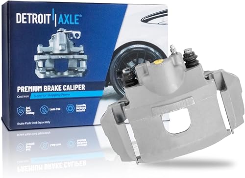 Miniatura 134 de Detroit Axle - Pinza de freno delantera derecha con soporte de repuesto para Chevrolet Equinox Captiva Sport Pontiac Torrent Saturn Vue Suzuki XL-7