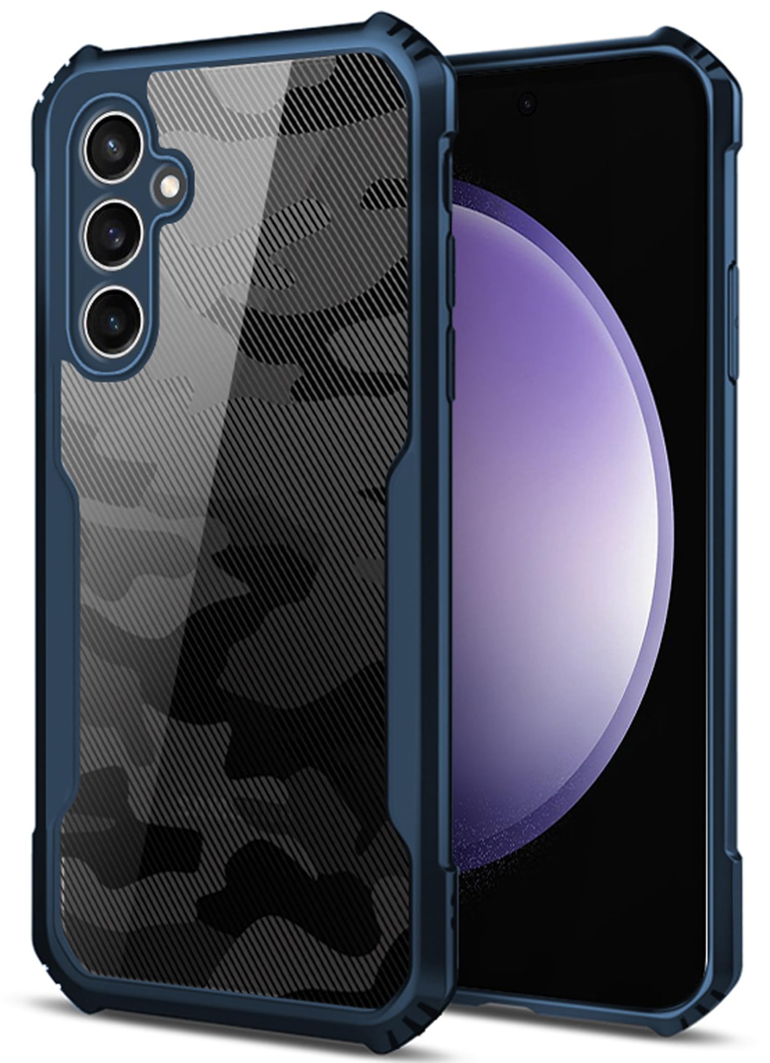 KAPA Beetle Camouflage Back Cover for Samsung Galaxy S23 FE | [Military Grade Protection] Shock Proof Slim Hybrid Bumper Case (Blue) (B0CNJTLLPC) Amazon Price History, Amazon Price Tracker