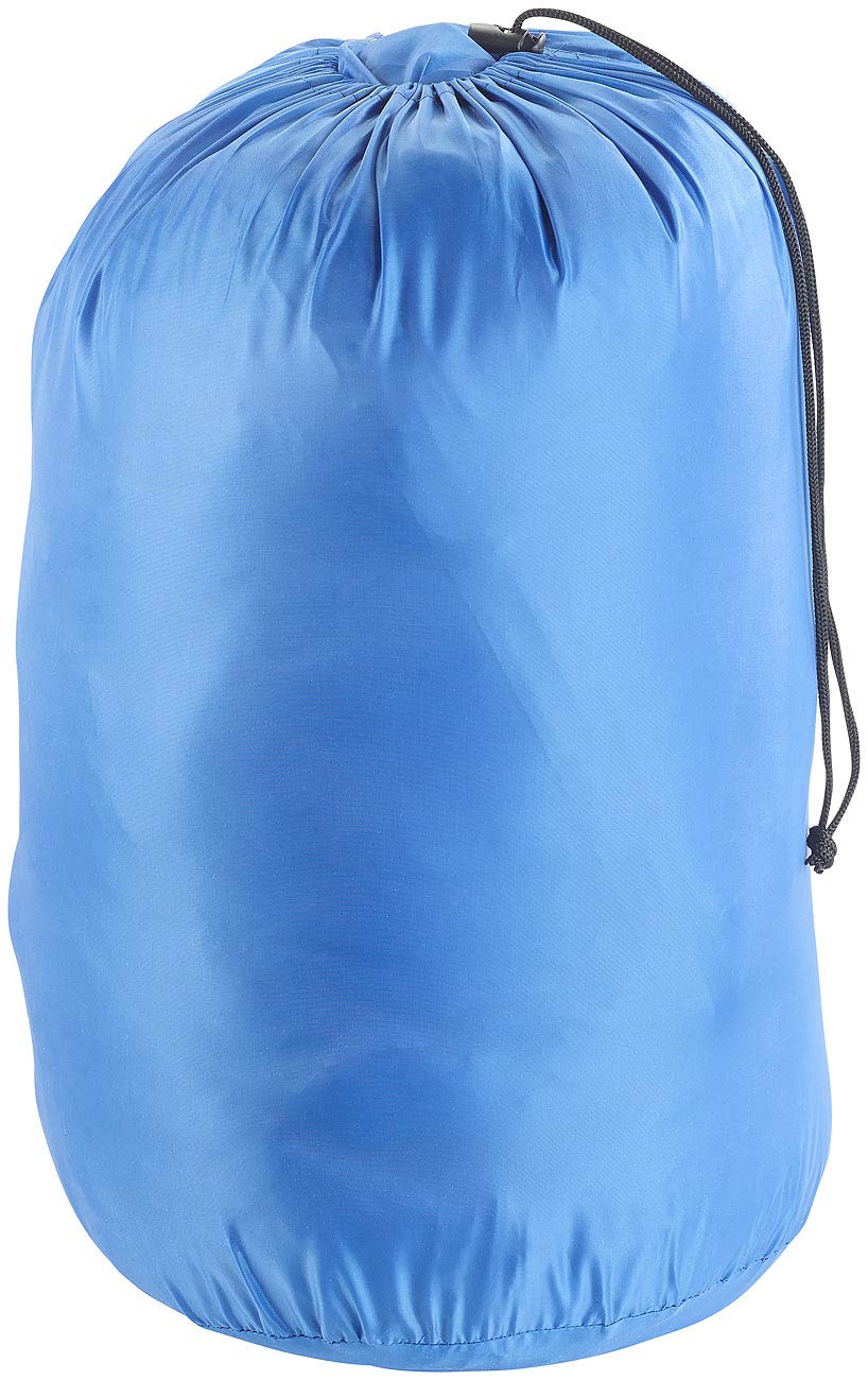 Semptec Saco de Dormir para Adultos con Brazos y piernas, Talla L, 195 cm, Azul