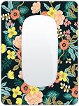 Petit coussin de souris, Mini Pad de souris 6 X 8 Inch avec base en caoutchouc non-dérapant pour les ordinateurs portables de plateau de clavier sans fil Mouse Home Office Travel, lavable & Portable (Printemps Fleurs d'été)