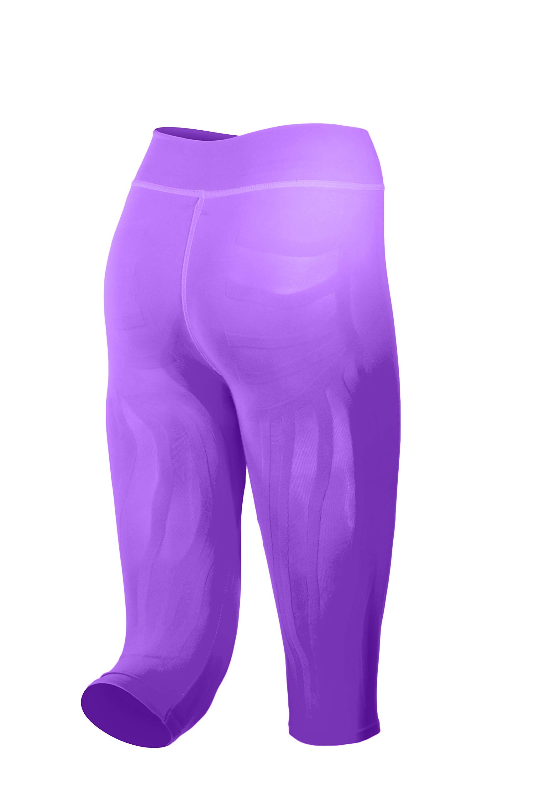 R-EVENGE Pants Leggings Tecnico Inserti Interni in Silicone, A Compressione, BASATO sul KINESIOTAPING, BREVETTATI