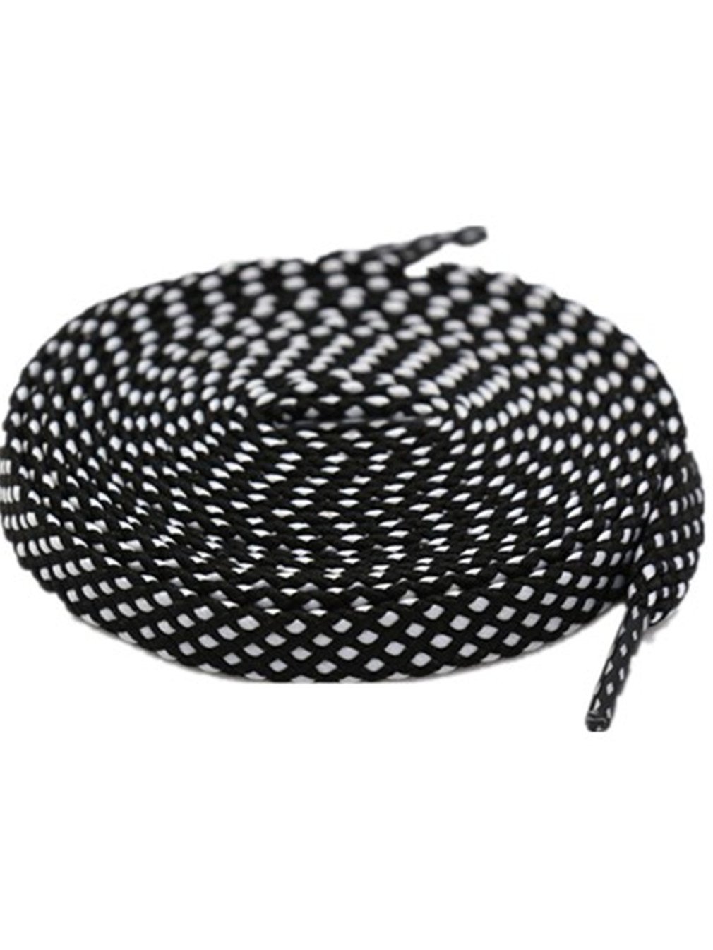 Boowhol Zweifarbige Flache Schnürsenkel Sportschuhe Schnürsenkel Schuhband für Kinder und Erwachsene Breit 0,8CM (100 CM, Schwarz rot) - 5