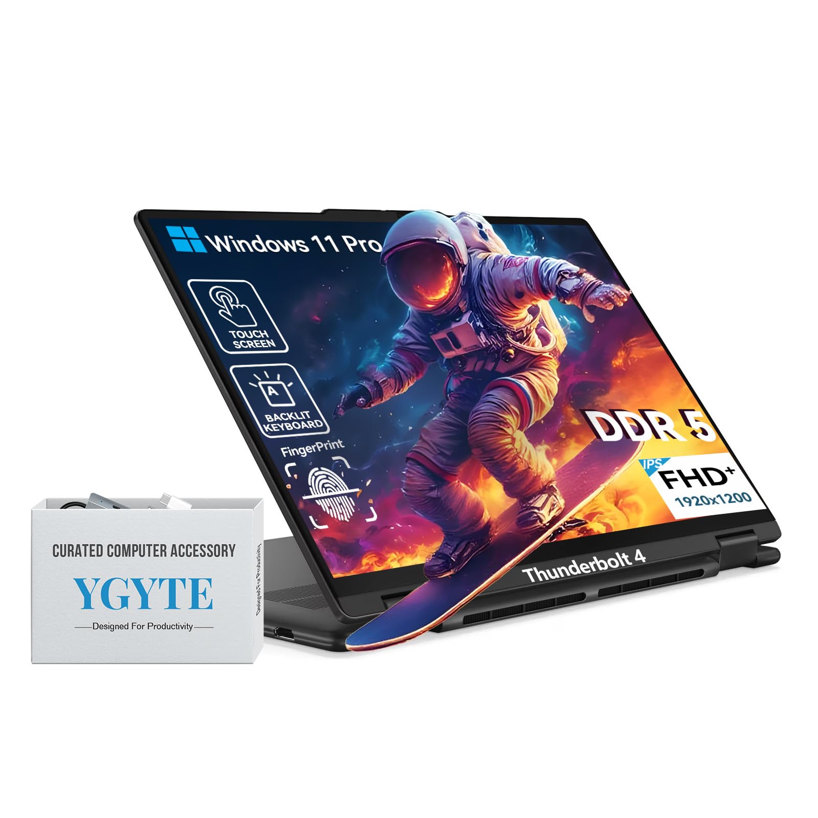 Lenovo Yoga 7 2 in 1 Laptop Touchscreen|16" FHD+ 360 Foldable Touch Screen Convertible,Intel 12-Core Ultra 7, Windows 11 Pro|Backlit 10-Key|