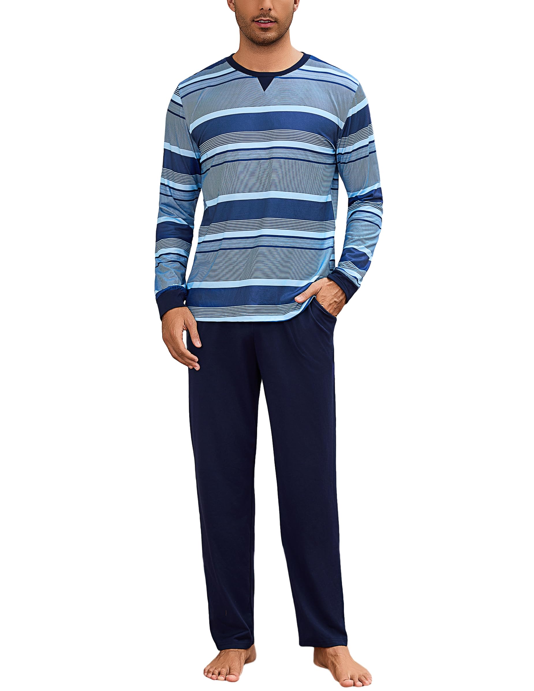 Winterpyjama Heren Dik Vooe De Winter Pyjama Voor Herfst En Winter Mooi Model Mat Mtot Xxl