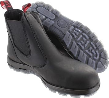 Redback UBBK Easy Escape Slip-On Soft Toe Black Redback Boot Size UK10  US11