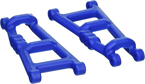 RPM 80185 1 par de brazos A traseros azules, se adapta a Traxxas Electric 2WD Monster Jam, Rustler y Stampede