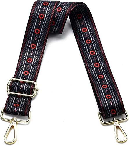 Miniatura 78 de Correa para bolso con herrajes dorados de repuesto, correa para bolso cruzado, correa ancha ajustable para colgar al hombro