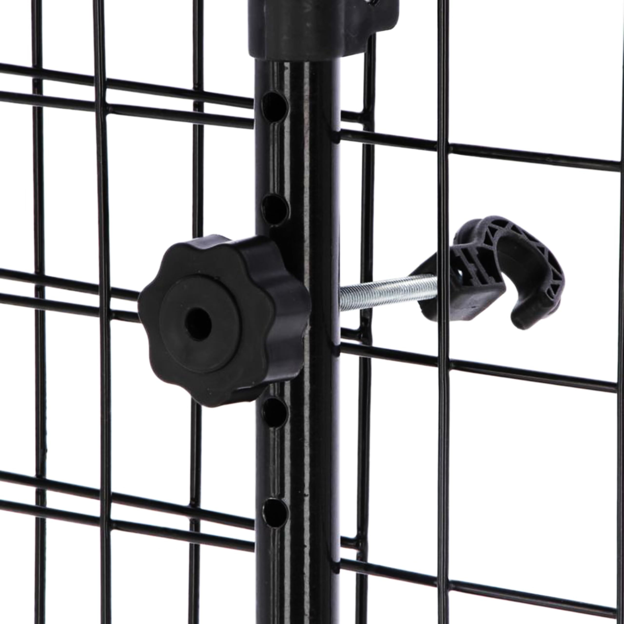 Grille de Séparation Voiture pour Chien - Barrière de Coffre Réglable 85-140 cm, Hauteur 30 cm - Grille de Sécurité Métal Robuste