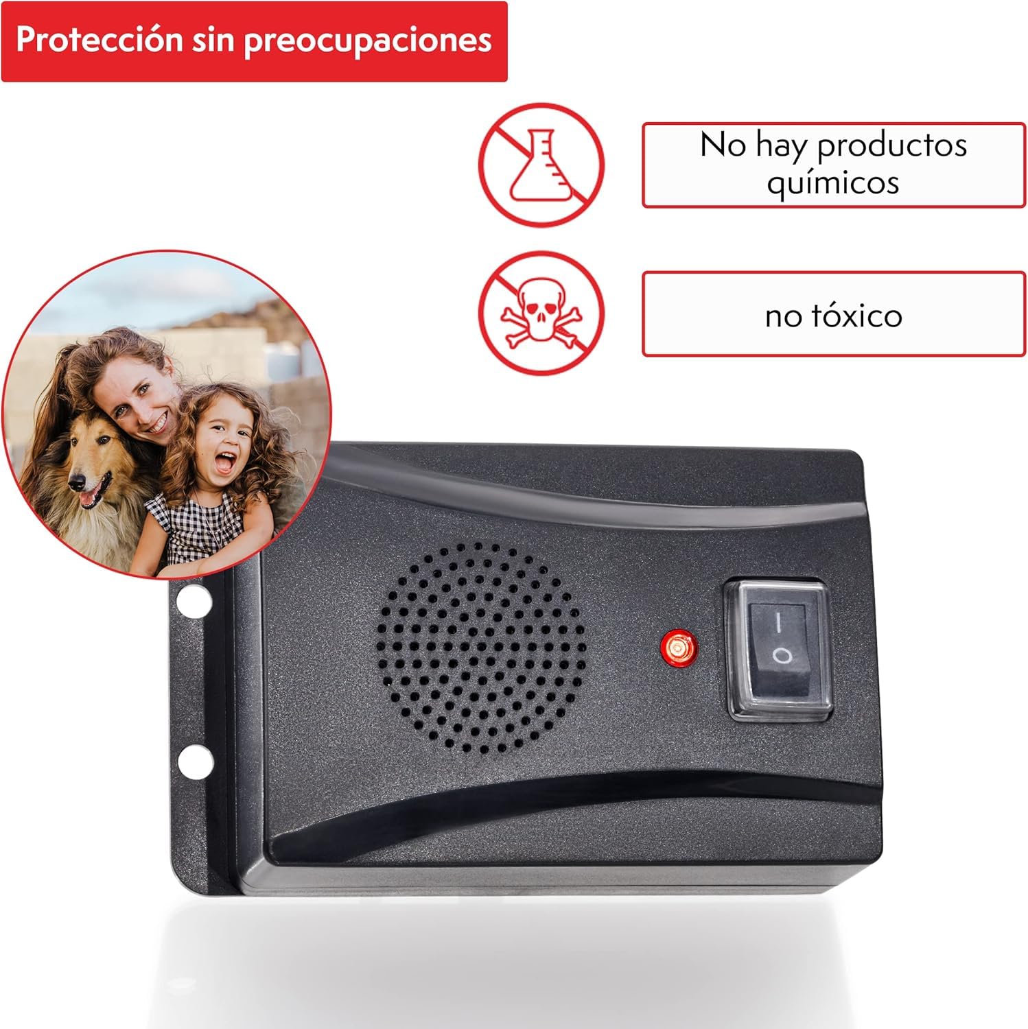 PATTLER Ahuyentador de Martas con Pilas para Coche. Protección Portátil para Coche, Garaje, Desván y Jardín – 1 Unidad
