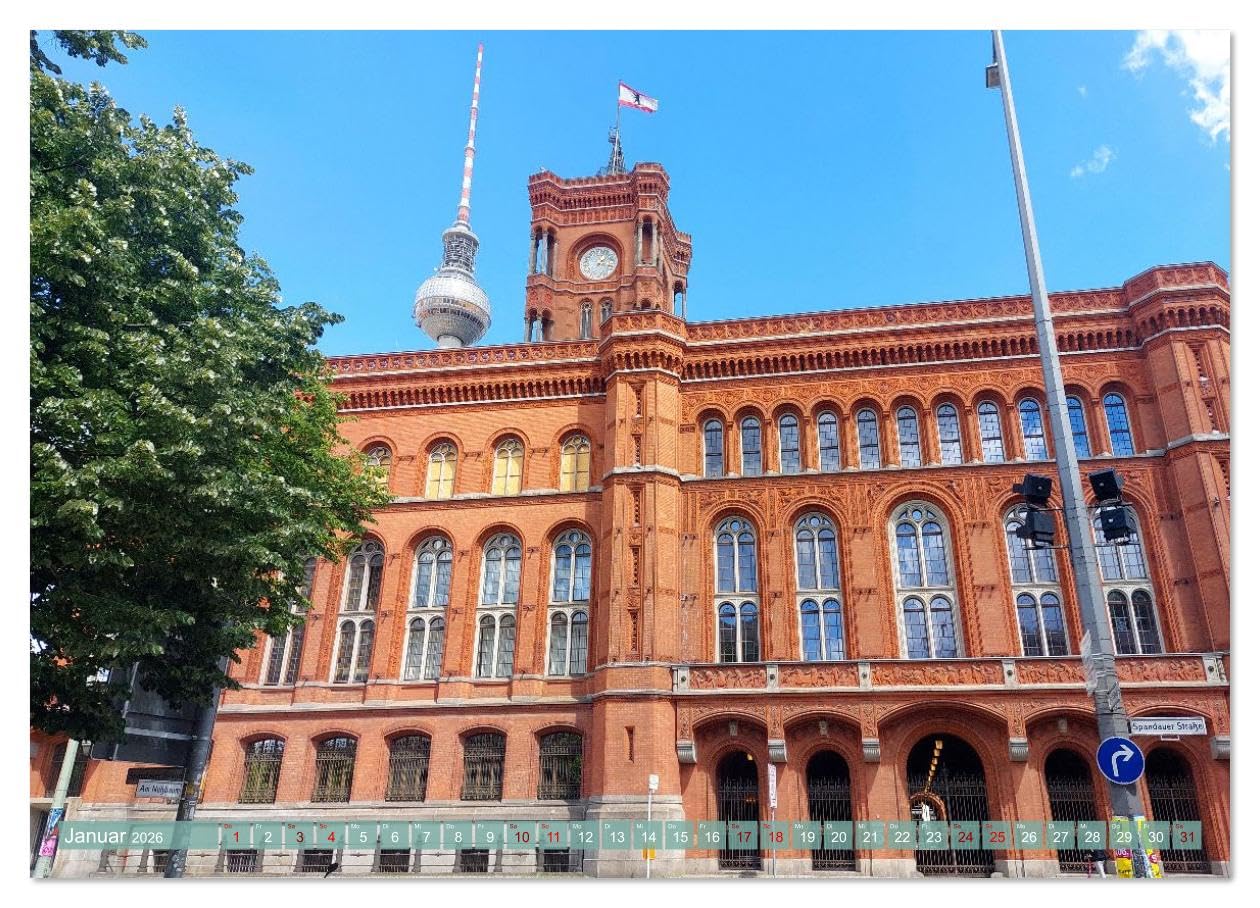 In Berlins Mitte (Wandkalender 2026 DIN A2 quer), CALVENDO Monatskalender: Die deutsche Hauptstadt rund um das Nikolaiviertel (CALVENDO Orte)
