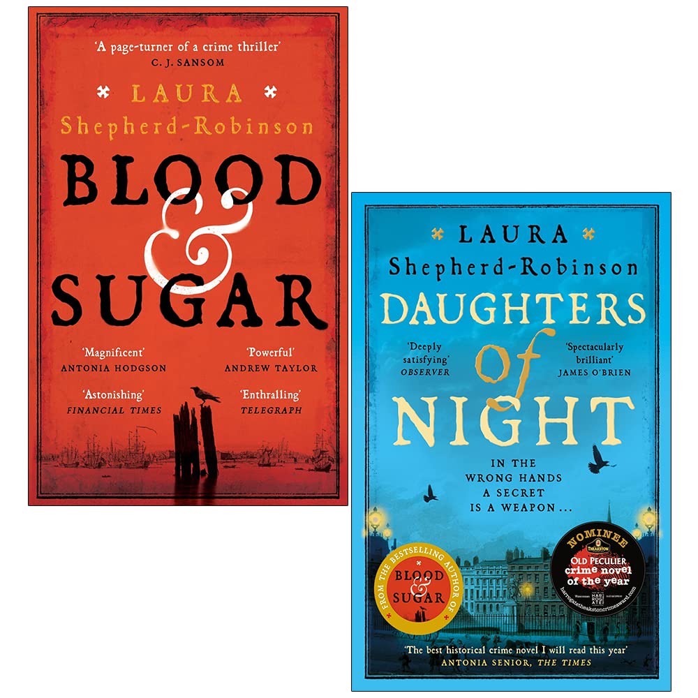 Laura Shepherd-Robinson Collection 2 Books Set (Blood & Sugar, Daughters of Night)