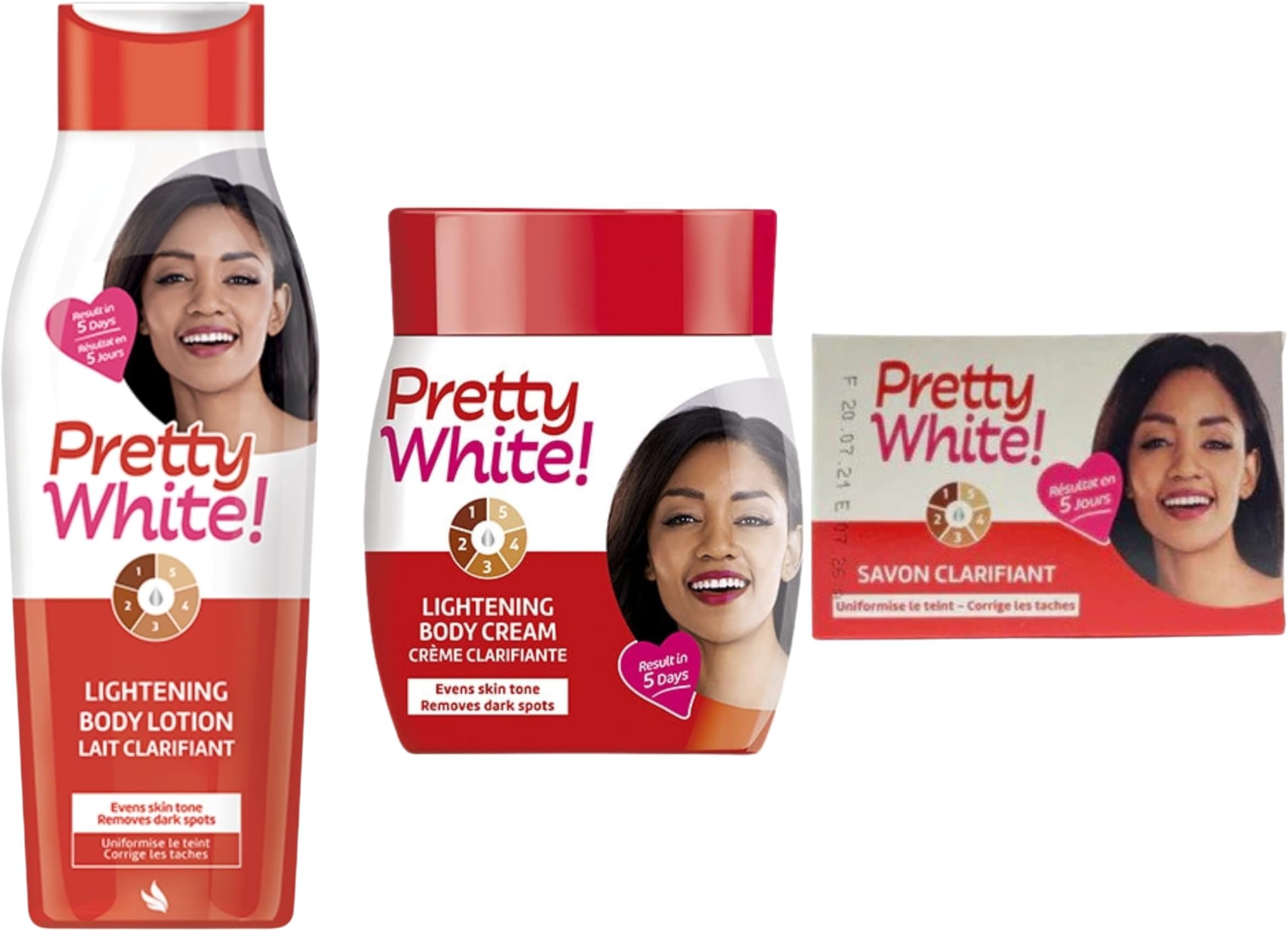 Moisturizing Set Of 3 (Lotion 500ml, Cream 500ml & Bar Soap 7 OZ)