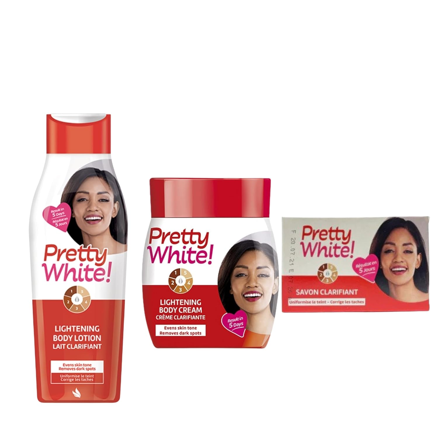 Moisturizing Set Of 3 (Lotion 500ml, Cream 500ml & Bar Soap 7 OZ)