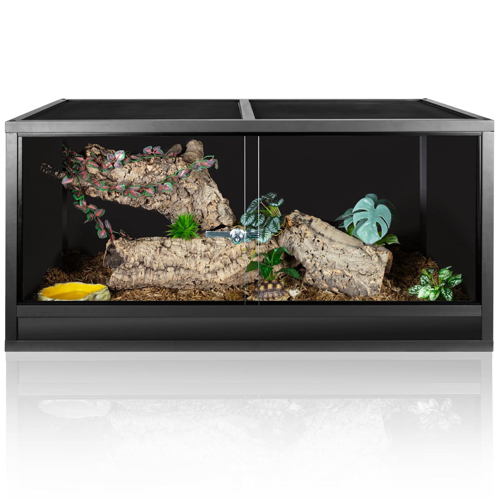 Amazon.com : REPTI ZOO Reptile Enclosure 48x24x24 inch, 4x2x2 120