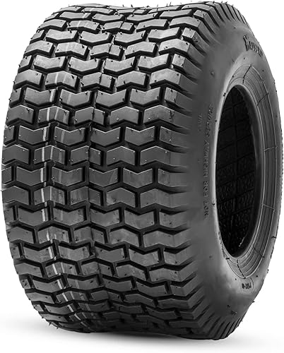 HALBERD Neumático para cortacésped de 24x12.00-12, apto para césped, 24x12-12, gran tracción para tractores de jardín, cortacéspedes, vehículos de