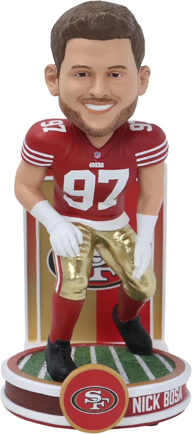 Nick Bosa San Francisco 49ers Banner Series Bobblehead NFL Football