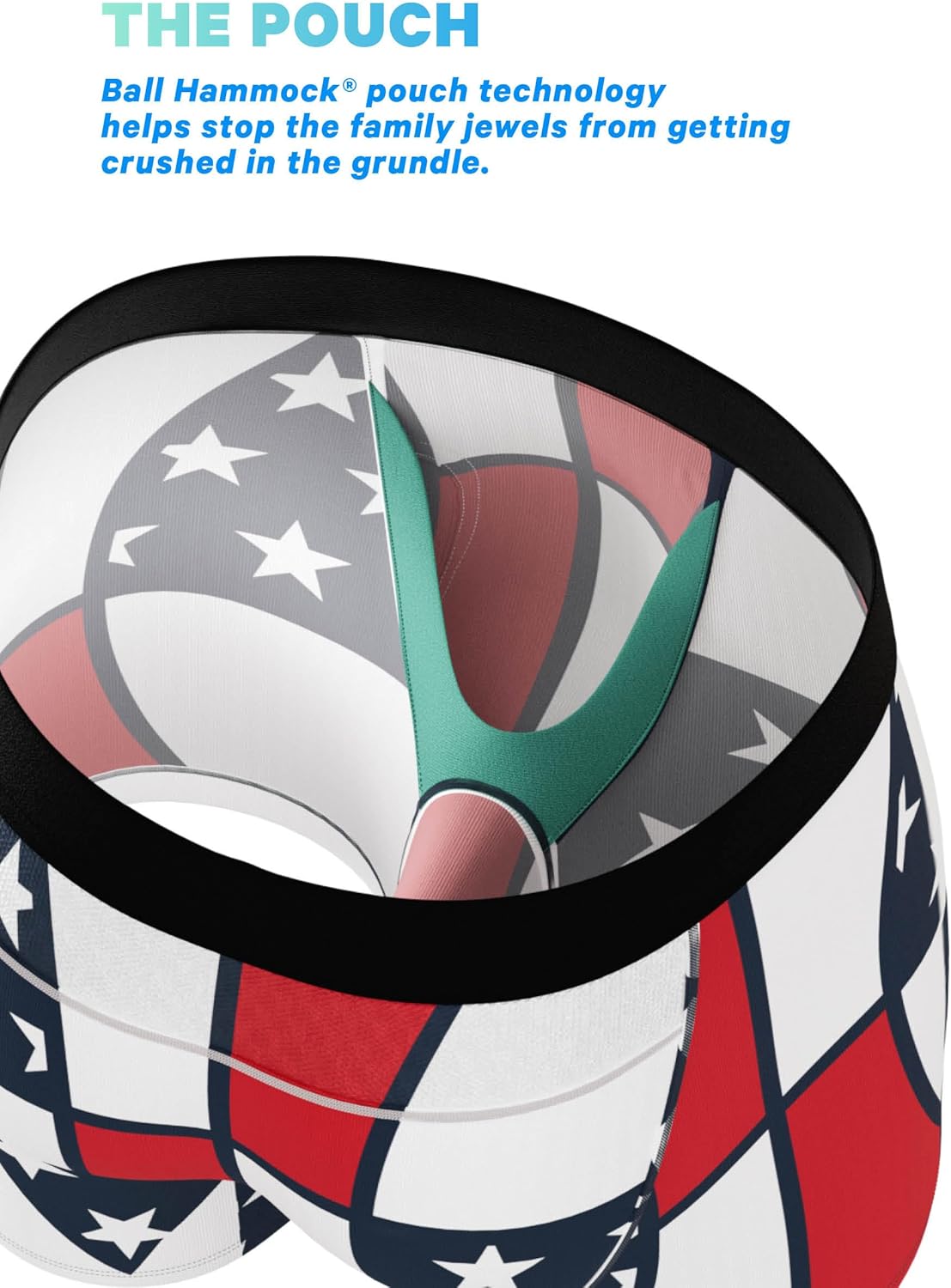 Shinesty paradICE Hammock Support Mens Pouch Underwear | Cooling Boxer Briefs for Men | Moisture Wicking Breathable - Image 3