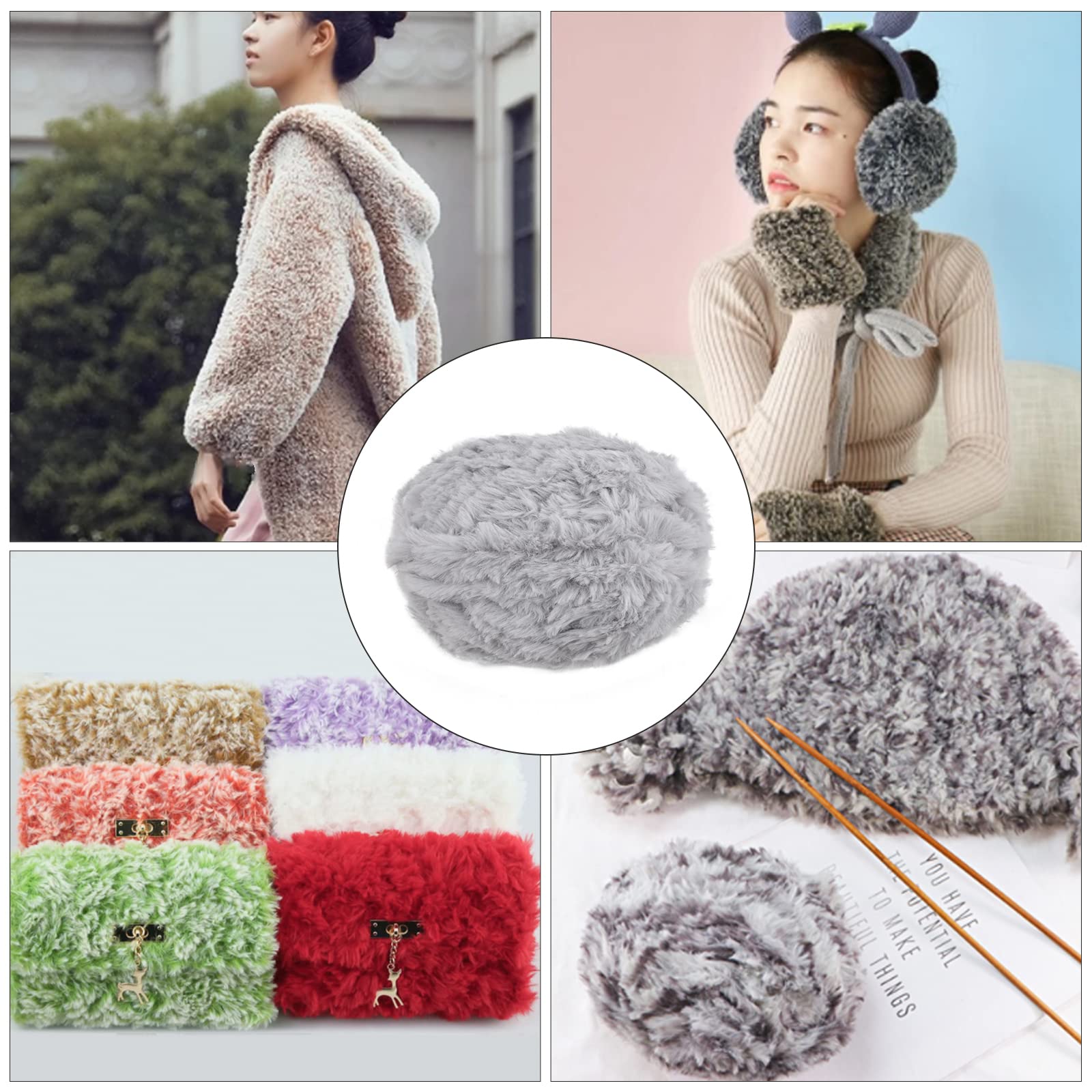 Tapis Rectangulaire Fausse Fourrure Gris Clair 120 X 160 Cm - Tapis Salon Et Chambre BUT