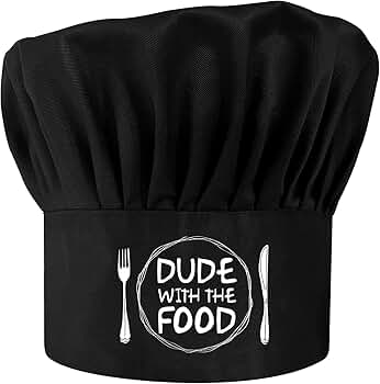 Grill Master Dad BBQ Cooking Adjustable Chef Hat Dad The Man The Myth Grill Master Chef Hat | Adjustable Funny BBQ Cooking Hat | Gift For Fathers Day & Birthday Fathers Day