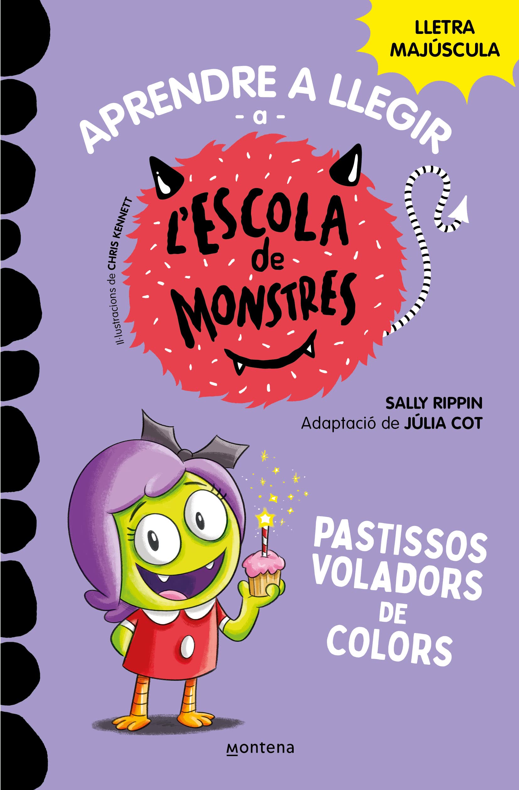 Aprendre a llegir a l'Escola de Monstres 5 - Pastissos voladors de colors: Amb lletra MAJÚSCULA (llibres per a nens a partir de 5 anys) (Montena)