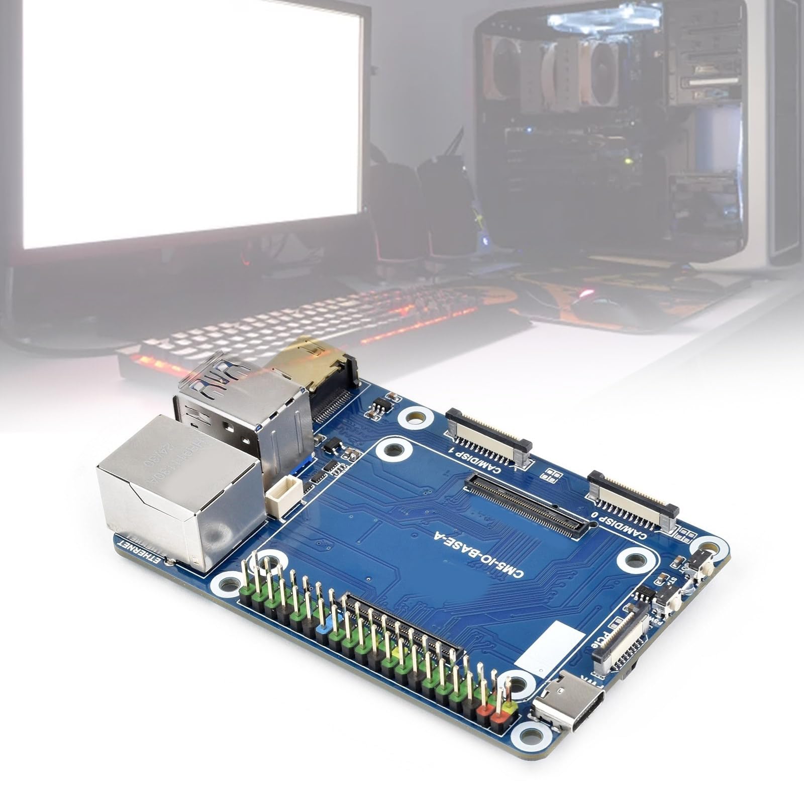 Potente scheda di base piccola per espansione RCM5 per progetti innovativi Sviluppo GPIO a 40 pin