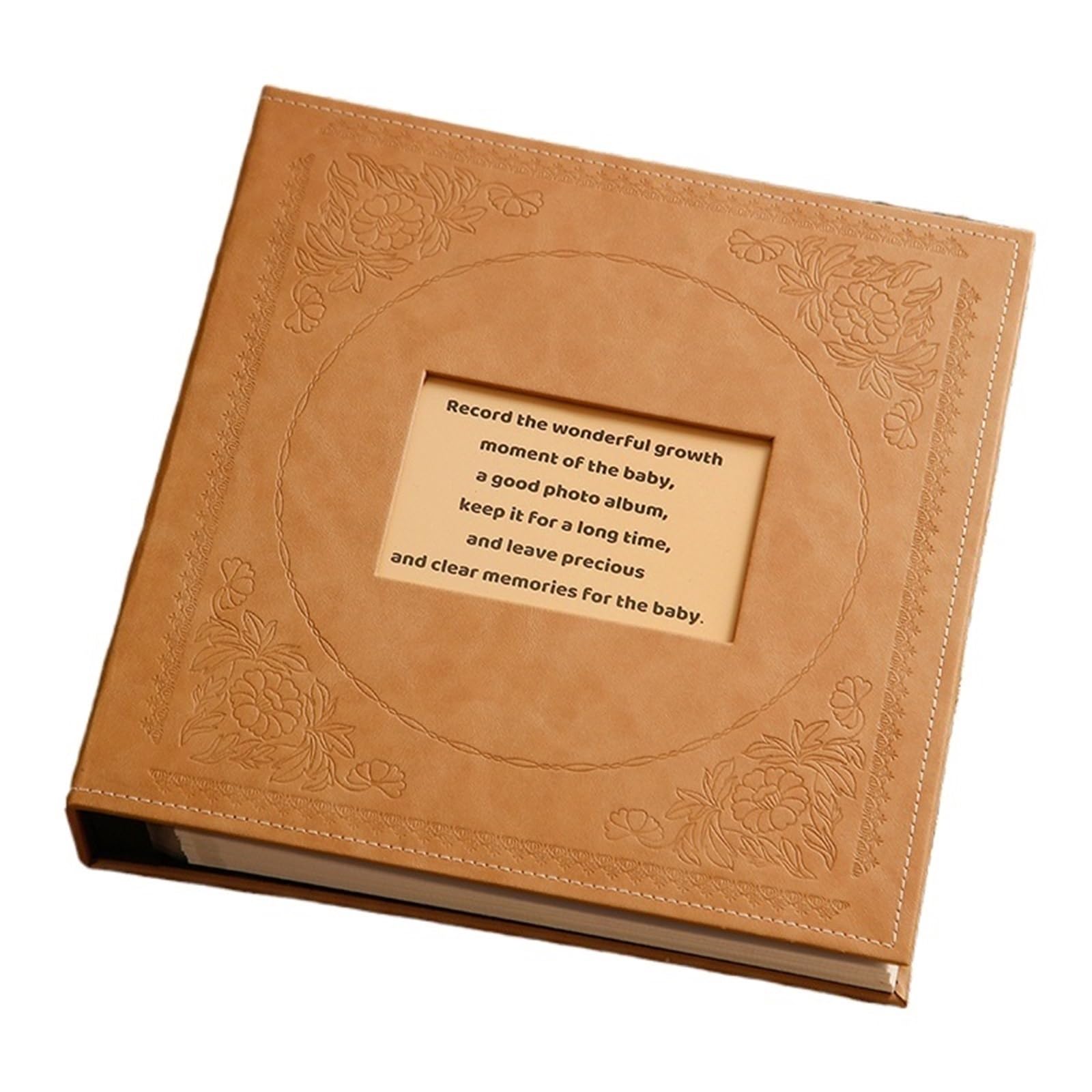 Photo Albums 1000 Pictures Pockets 5 Inch Photo Album Interstitial Photos Book Case Memory Leather Covers Family Wedding Gift(Color 04)