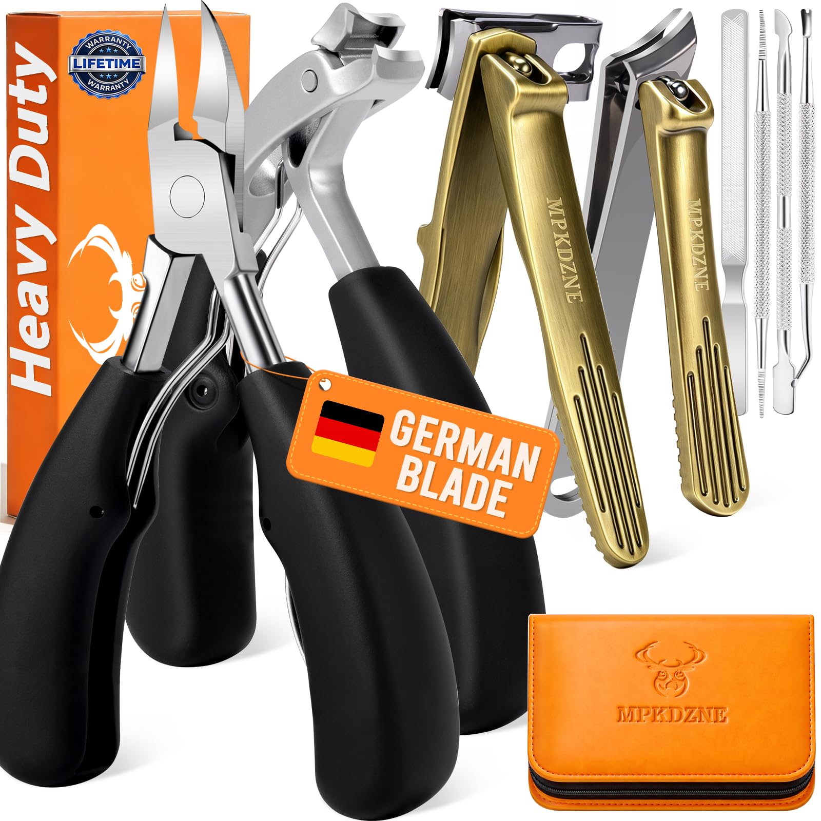 Heavy Duty Toenail Clippers for Thick Ingrown Nails Fingernail Set