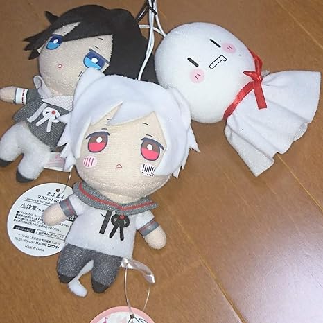 Amazon Co Jp まふまふ ぬいぐるみ マスコット 全三種 白まふ 黒まふ まふてる おもちゃ