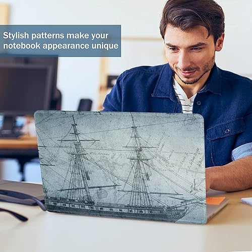 Miniatura 3 de AORTDES- Calcomanía personalizada para portátil de 12.1, 13, 13, 13.3, 14, 15, 15.4, 15.6 pulgadas, calcomanía universal para portátil (barco de