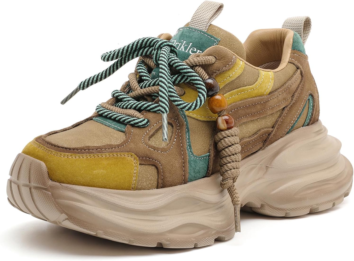 Women's Women Chunky Platform Running Shoes Breathable Lightweight Walking Sneakers Comfortable Casual Tennis Dad Shoes