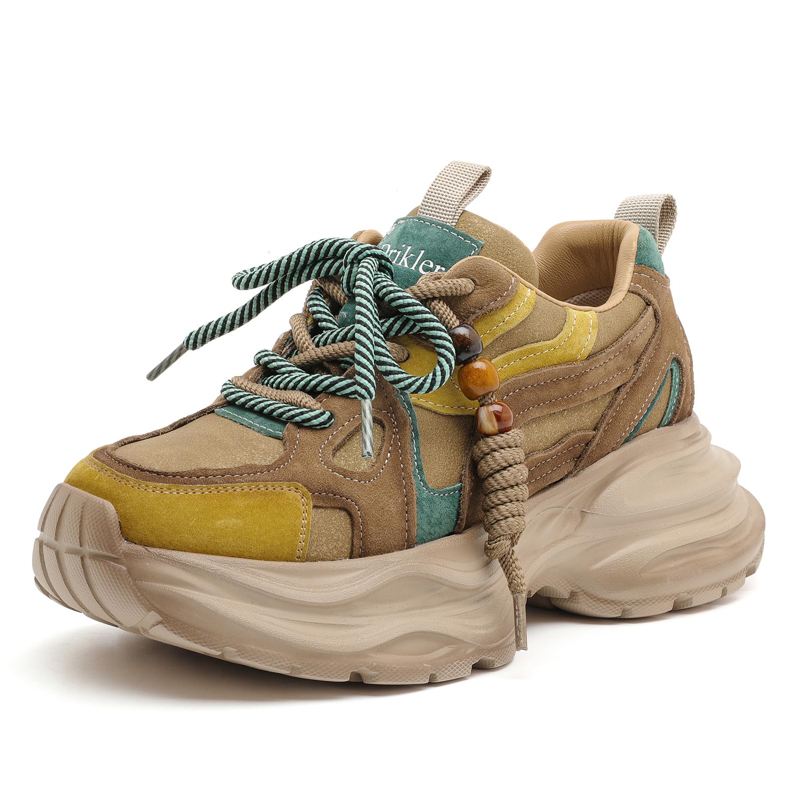 Women's Women Chunky Platform Running Shoes Breathable Lightweight Walking Sneakers Comfortable Casual Tennis Dad Shoes