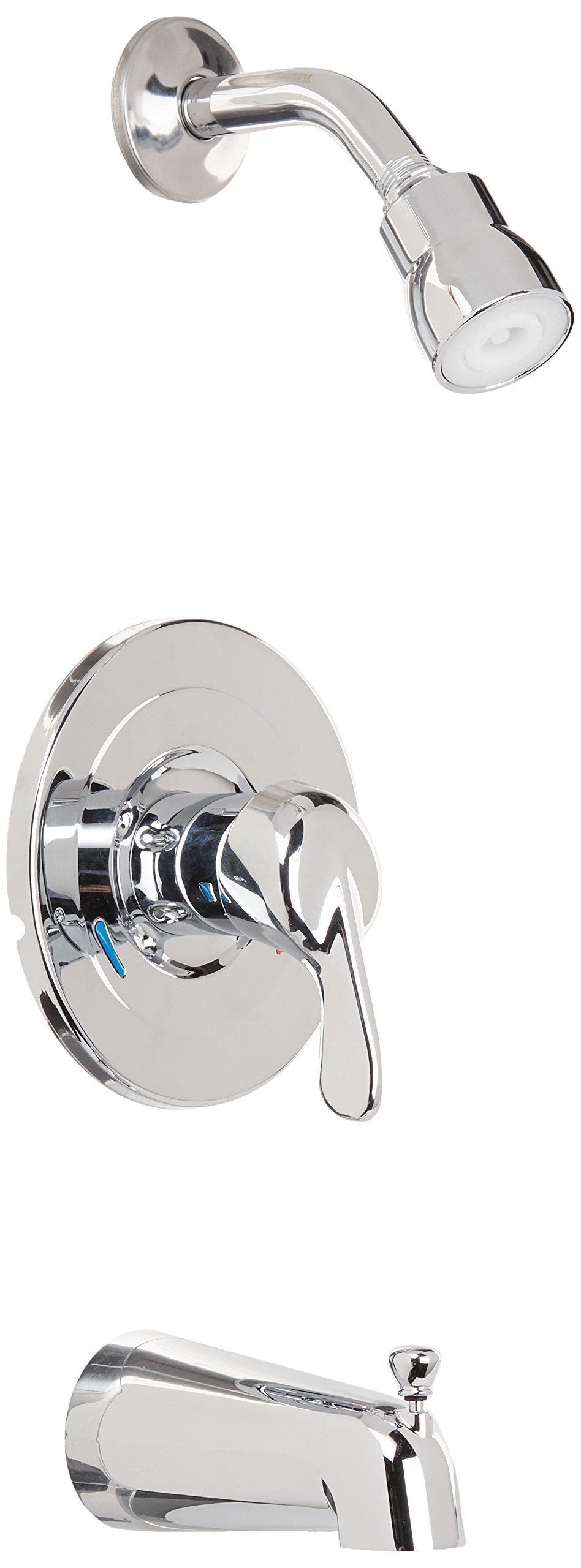 Cleveland Faucet, Chrome Cleveland 40314C Single Lever Handle Tub/Shower Trim Kit, 1 Inch