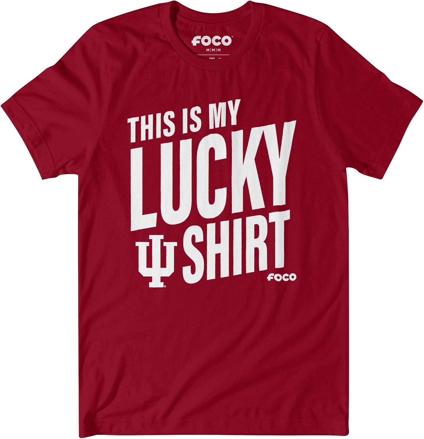 FOCO Mens NCAA College This is My Lucky Short Sleeve T-Shirt