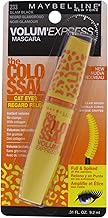 Maybelline New York Volume Express Colossal Cat Eyes Washable Mascara, Glam Black, 0.31 Fl Oz
