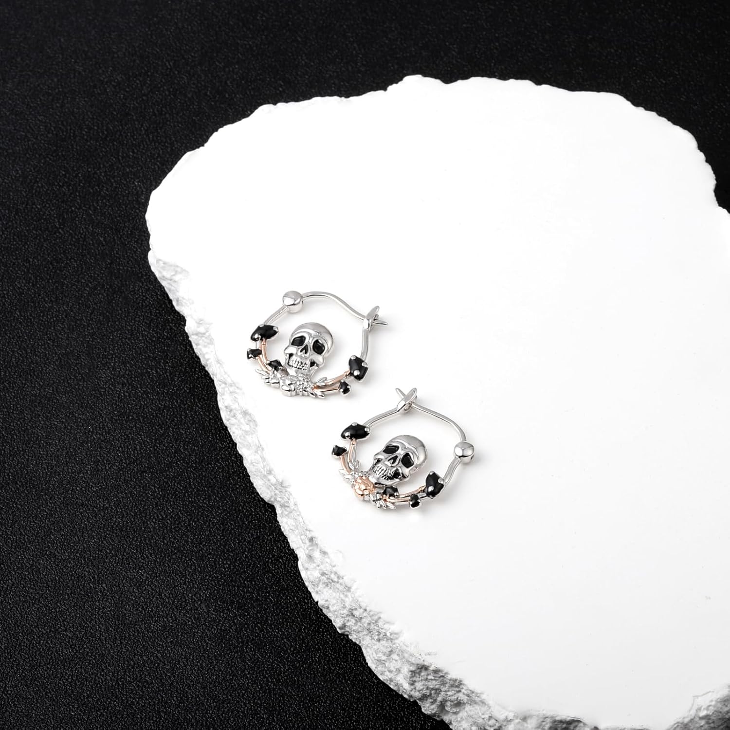 Animal Hoop Earrings for Women - Silver Hypoallergenic Chihuahua/Yorkie/Goat/Pig/Frog/Scorpion/Spider/Mermaid Huggie Earrings Jewelry Gifts Hypoallergenic