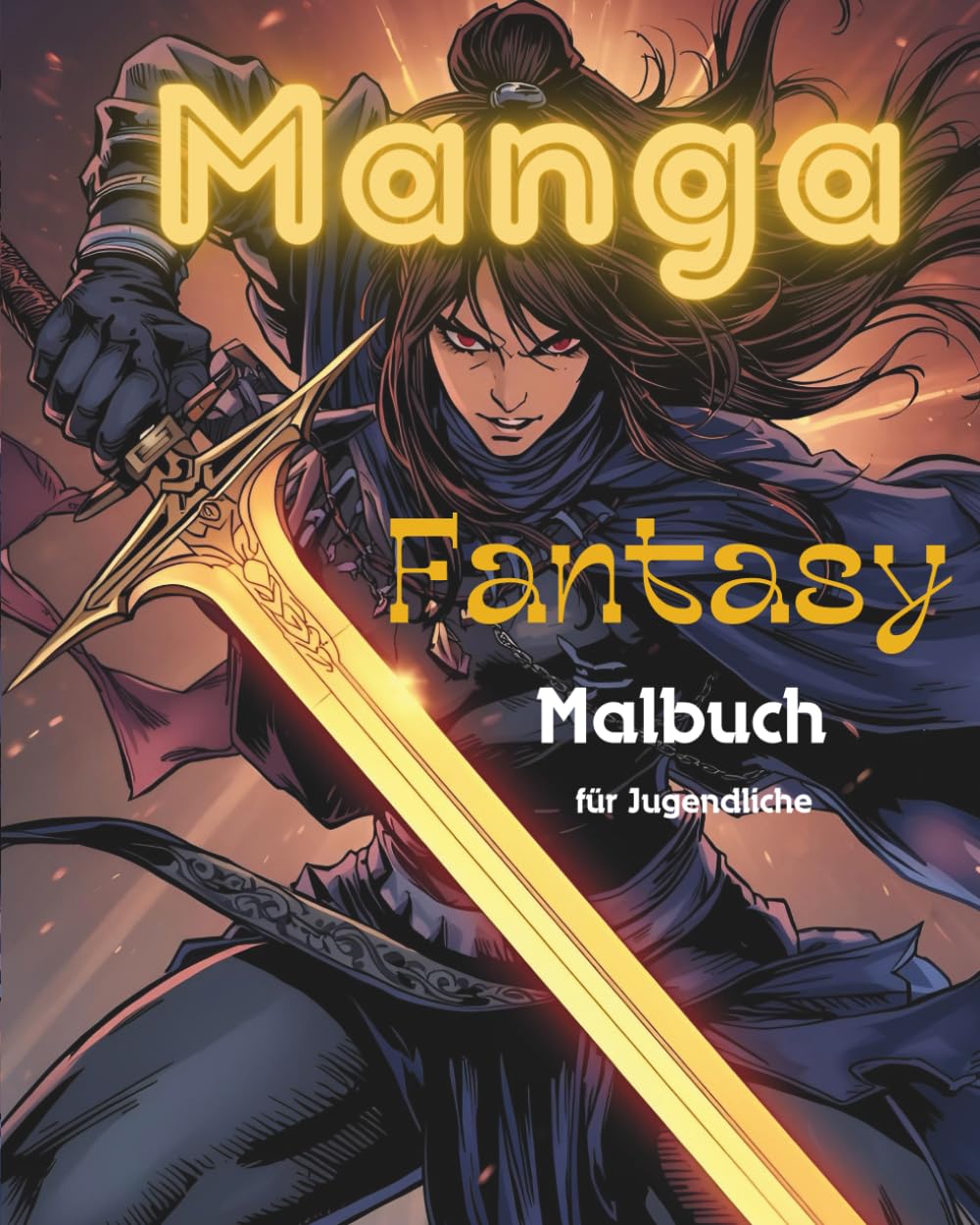 Manga Fantasy – das Malbuch für Jugendliche