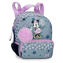 Disney Minnie Style Zaino da passeggio blu 19x23x8 cm Poliestere 3,5L