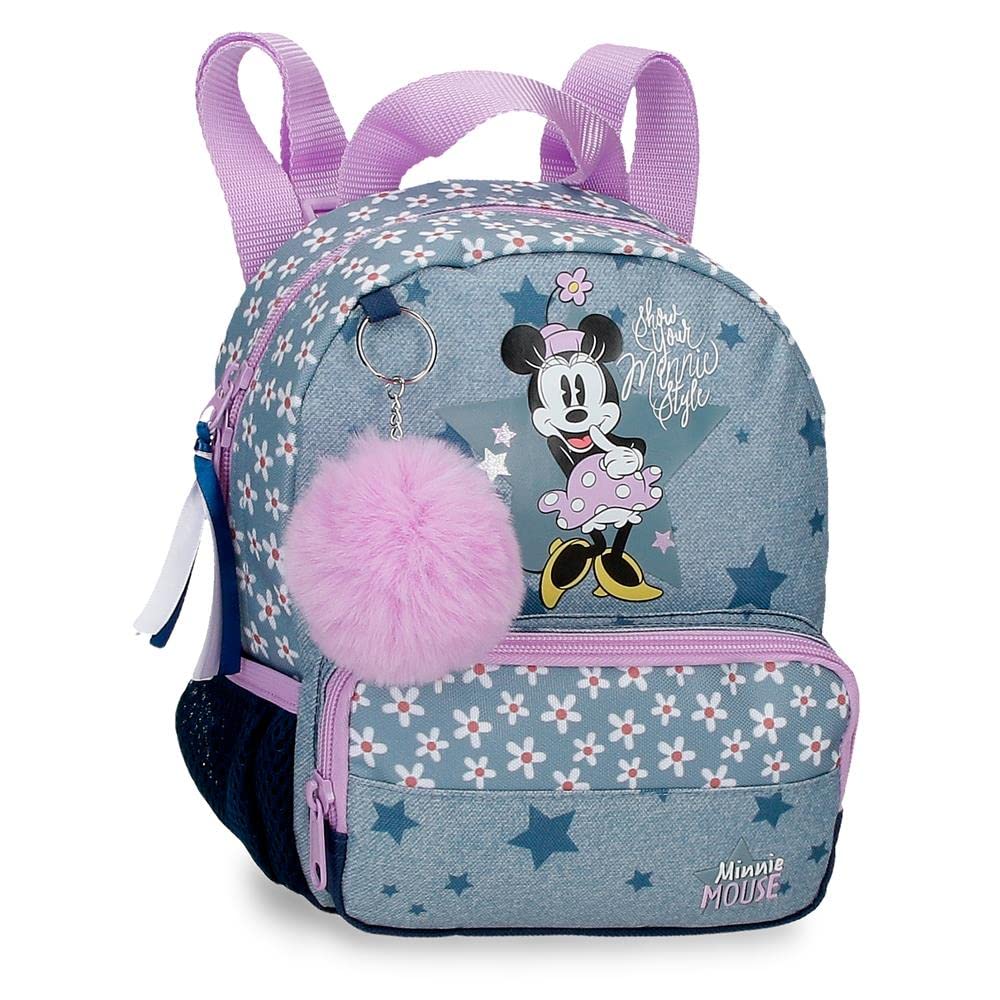 Disney Minnie Style Blue Walking Backpack 19x23x8 cms Polyester 3,5L