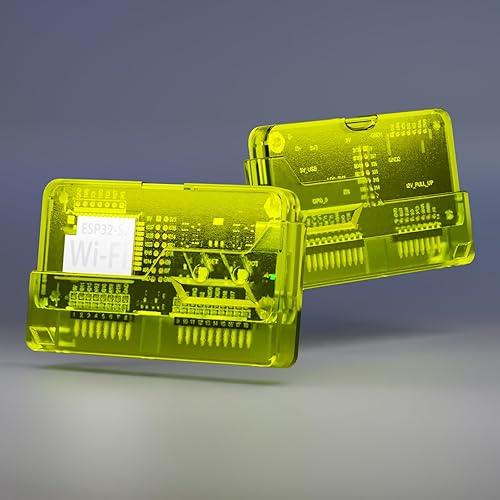 Funda de protección para Flipper Zero Wi-Fi Dev Board V1 ESP32-S2, accesorios compatibles con Flipper Zero WiFi Dev Board - Verde con color gris