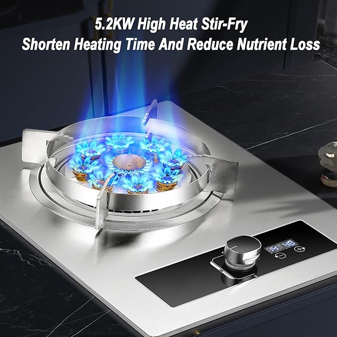 Estufa a Gas 1 Puesto 5.2KW Empotrable/Mesa miniatura 4