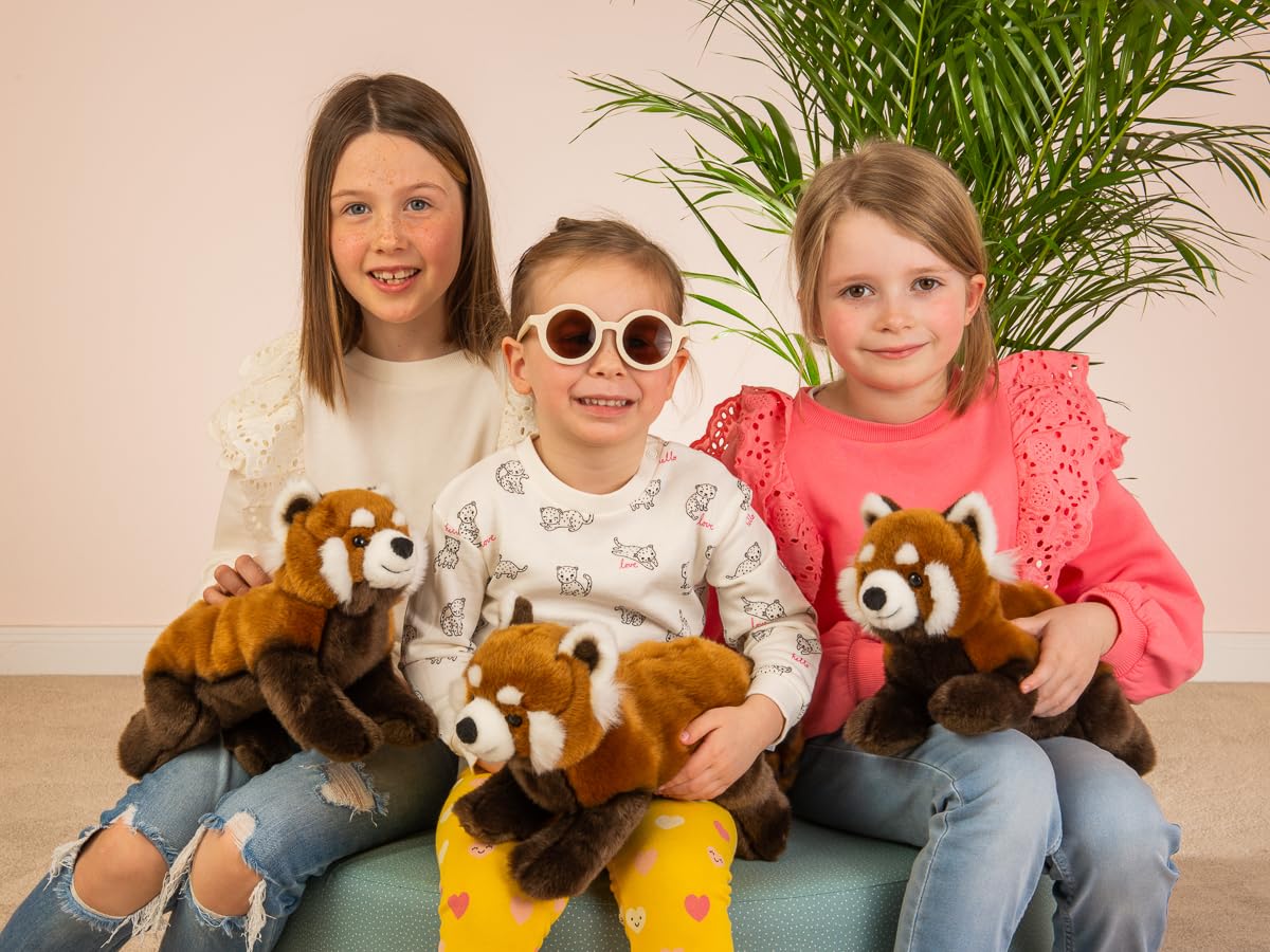 Teddy Hermann 92423 Panda Roux 30 cm, Peluche