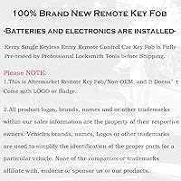 Vista 5 de Llavero de Mando a Distancia FOBIK Reemplazo Compatible con Dodge Challenger 2008 2009 2010 2011 2012 2013 2014 Charger 2009-2013 Durango 2009-2013