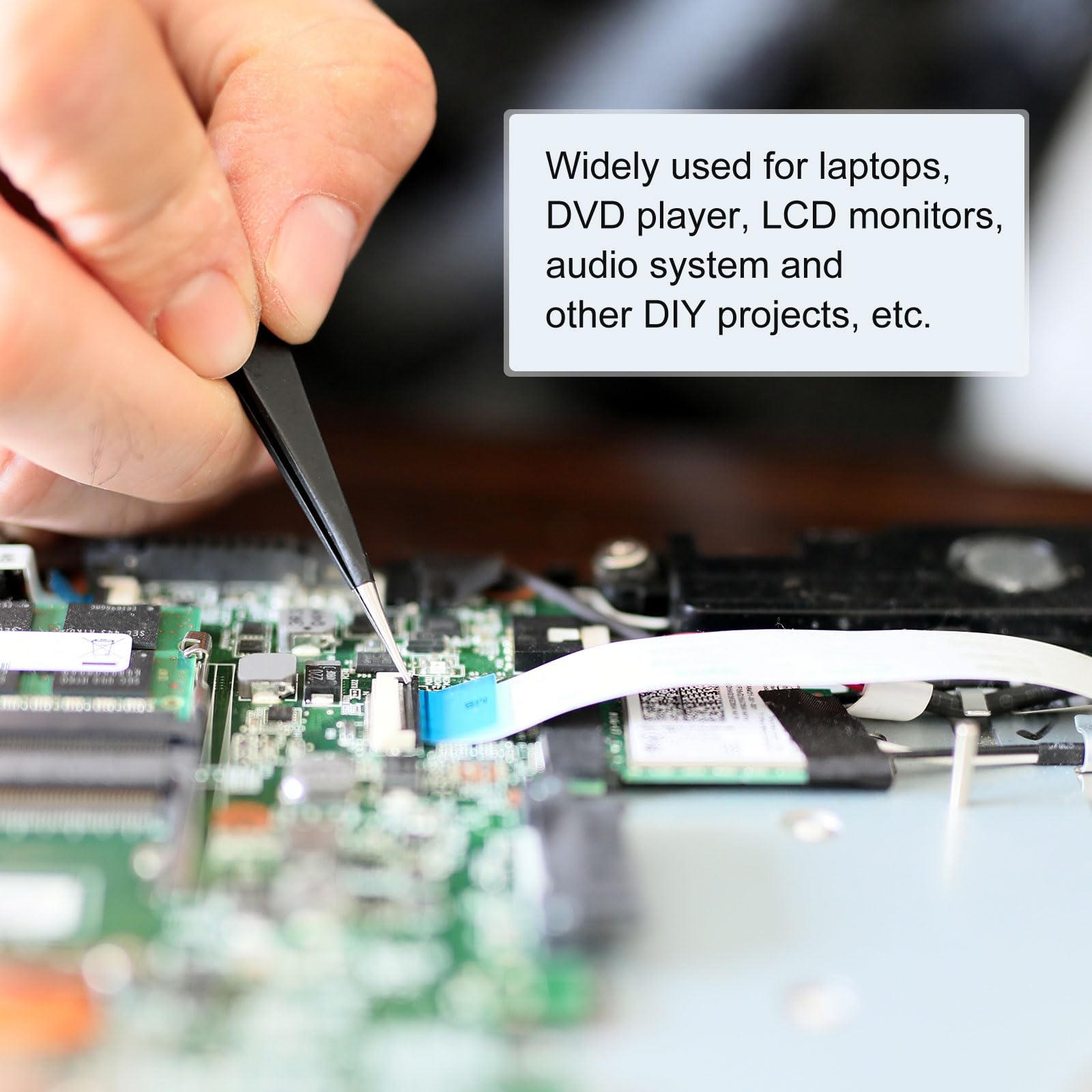 QUARKZMAN FPC FFC PCB Convertitore Scheda 4P 0.5mm sul Lato Zoccolo, Posteriore 1.0mm, a DIP 2,54 mm per LCD 3D Stampante Videocamera DVD TV Laptop 4pz