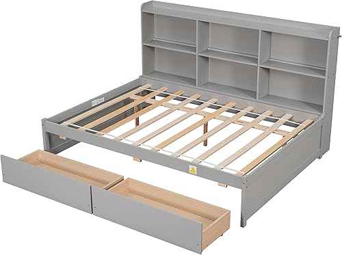 Miniatura 6 de Literas triples en forma de L con escritorio y tobogán base de cama individual y individual sobre cama matrimonial para 3 personas con barandillas y