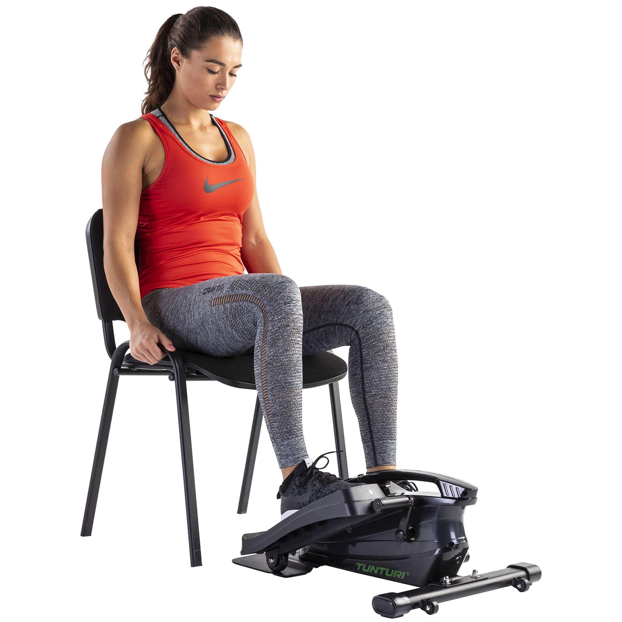 Tunturi Cardio Fit D10 Unter Tisch Fahrrad/Mini Beintrainer/Fitness Pedaltrainer für Büro und Zuhause