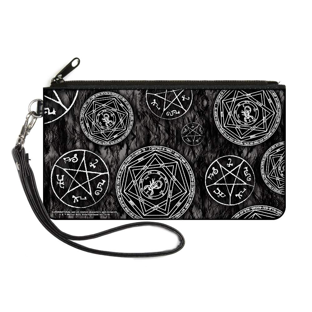 Buckle-Down Women's Standard Zip Wallet Supernatural Small, 6.5" x 3.5"